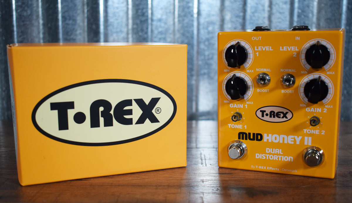 T-Rex Mudhoney II Dual Distortion Guitar Effect Pedal Specialty